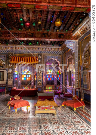 Takhat Vilas Maharaja Takhat Singh's Chamber room in Mehrangarh fort. Jodhpur, Rajasthan, India Takhat Vilas Maharaja Takhat Singh's Chamber room in Mehrangarh fort. Jodhpur, Rajasthan, India 65405879