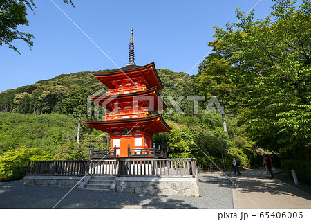 京都府 春 京都 清水寺 子安塔 京都府 春 京都 清水寺 子安塔 65406006
