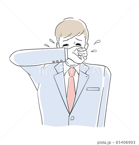悲しむ男性社員 悲しむ男性社員 65406903