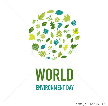 World Environment day, go green concept design. Vector illustration 65407013