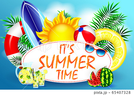 Summer background. Vector 65407328