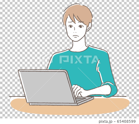 PC troubled man 65408599