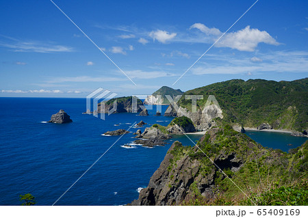 【静岡】冬晴れの南伊豆海岸線 【静岡】冬晴れの南伊豆海岸線 65409169