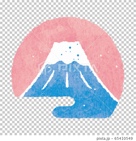 富士山淡藍色郵票郵票 65410549