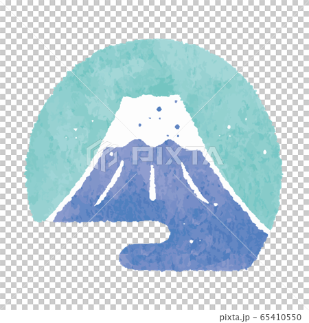 富士山藍色郵票郵票 65410550