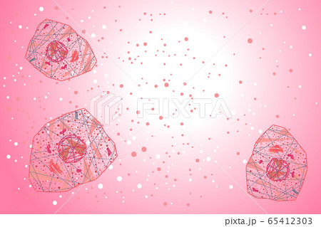 cytokine storm cell signalling vector horizontal background cytokine storm cell signalling vector horizontal background 65412303