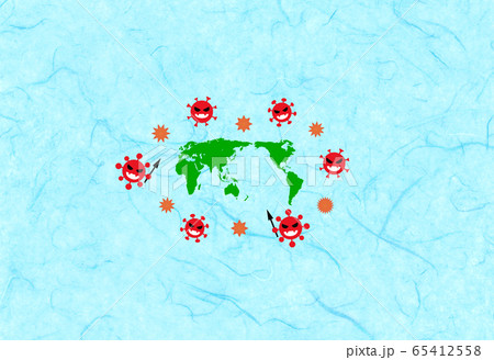 【緊急事態宣言!!】新型コロナウイルスが世界中に蔓延しているイメージ 65412558