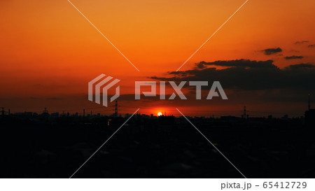 夕焼け 65412729