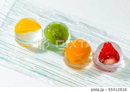 フルーツゼリー　Fruit agar jelly 65413616
