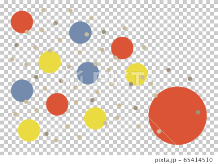 Small dots of design Irregular dots 65414510