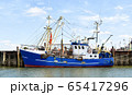 Fishing trawler in the port of Buesum in  North Frisia (Germany) 65417296