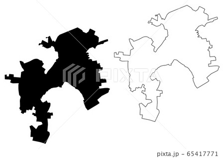 Lutsk City (Ukraine, Volyn Oblast) map vector Lutsk City (Ukraine, Volyn Oblast) map vector 65417771