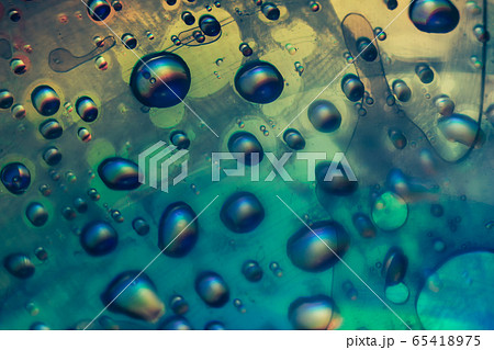 Beautiful abstraction Aqua Menthe and blue color 65418975