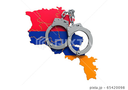 Crime and punishment in Armenia concept 65420098