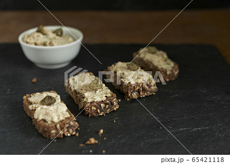 smoked fish rillette with capers 65421118