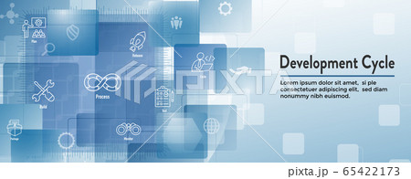 Development Operations & Life Cycle - DevOps Icon 65422173