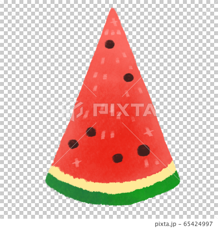 Illustration watermelon triangle Illustration watermelon triangle 65424997