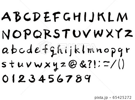 アルファベット フォントのイラスト素材 [65425272] - PIXTA