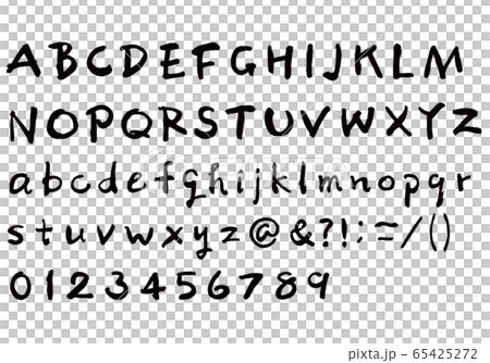 字母字體 65425272