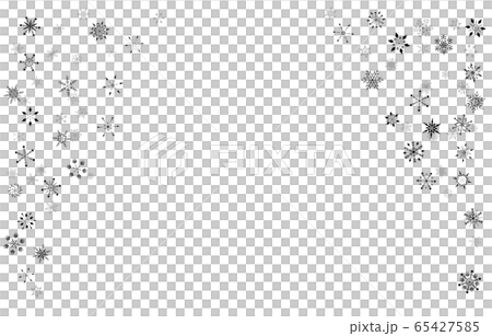 背景素材:雪の結晶が降っているイラスト 背景素材:雪の結晶が降っているイラスト 65427585