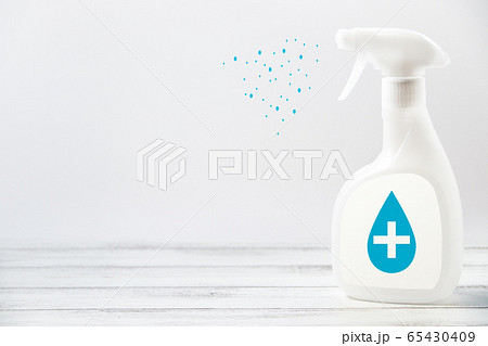消毒スプレーの背景 消毒スプレーの背景 65430409