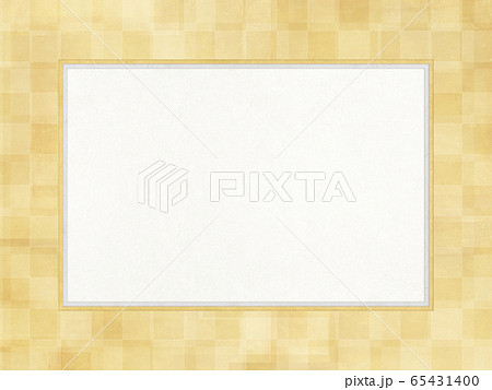 和風背景素材 金箔 枠 レイヤード 和紙 和風のイラスト素材