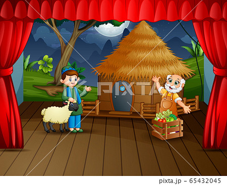 The farmer performance on the stage The farmer performance on the stage 65432045