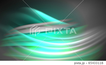 Creative fluid wave lines abstract background. Trendy abstract layout template for business or technology presentation, internet poster or web brochure cover, wallpaper 65433116