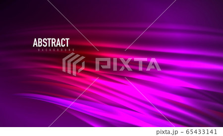 Fluid wave lines background. Trendy abstract layout template for business or technology presentation, internet poster or web brochure cover, wallpaper Fluid wave lines background. Trendy abstract layout template for business or technology presentation, internet poster or web brochure cover, wallpaper 65433141