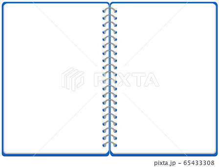 スケッチブック リングノート フレーム イラスト ベクター 65433308