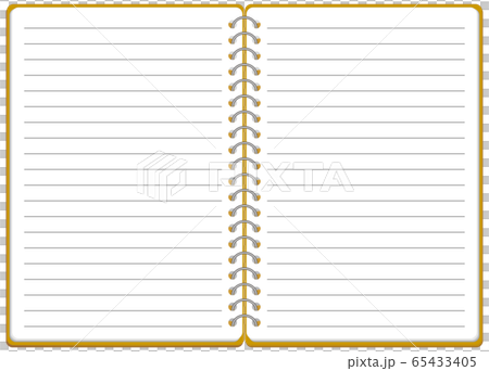 Ring note frame illustration vector Ring note frame illustration vector 65433405