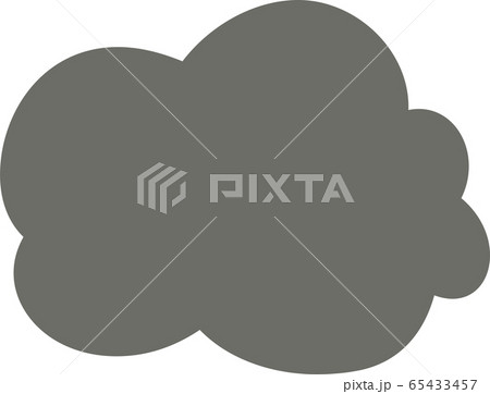 雲 天気 フレーム 空 風景 シンプル かわいい イラストのイラスト素材