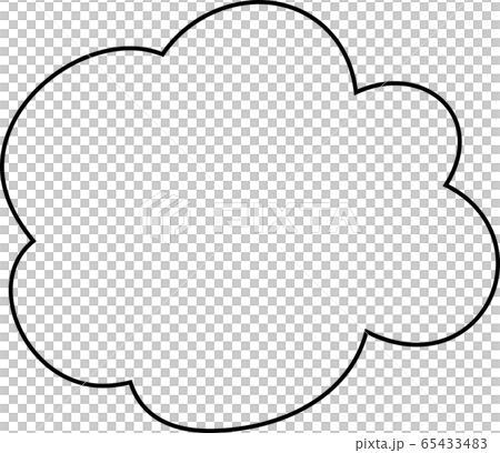 Cloud weather frame sky landscape simple cute illustration Cloud weather frame sky landscape simple cute illustration 65433483