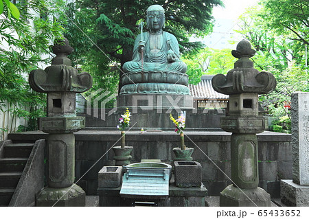 品川寺 銅造地蔵菩薩坐像 品川寺 銅造地蔵菩薩坐像 65433652