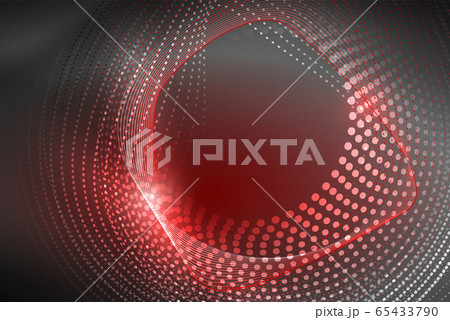 Abstract particles, wave background, neon motion techno design Abstract particles, wave background, neon motion techno design 65433790