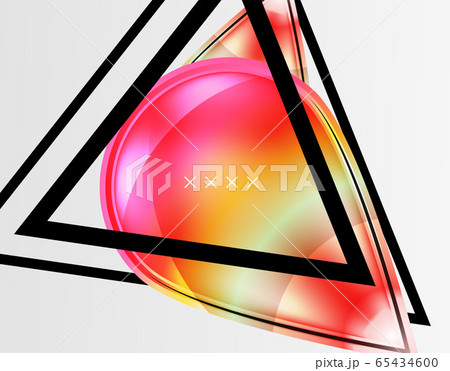 Abstract background - glossy glass bubbles, abstract sphere shapes. Vector Illustration For Wallpaper, Banner, Background, Card, Book Illustration, landing page Abstract background - glossy glass bubbles, abstract sphere shapes. Vector Illustration For Wallpaper, Banner, Background, Card, Book Illustration, landing page 65434600