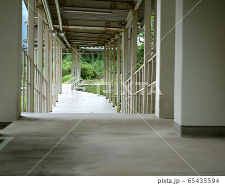 校舎の外廊下 65435594