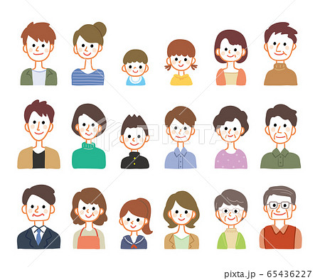 人物いろいろセット 65436227