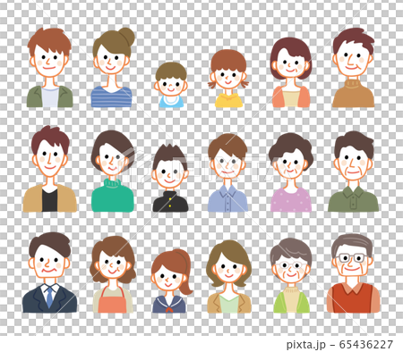 人物いろいろセット 65436227