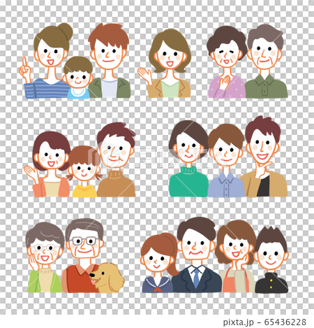 各種家庭人套 各種家庭人套 65436228