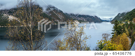 Mountain alpine autumn lake Achensee, Alps, Tirol, Mountain alpine autumn lake Achensee, Alps, Tirol, 65436776