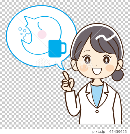 女人,醫生,漱口 女人,醫生,漱口 65439623