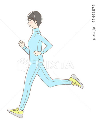 ランニング・ジョギングする女性 65441876