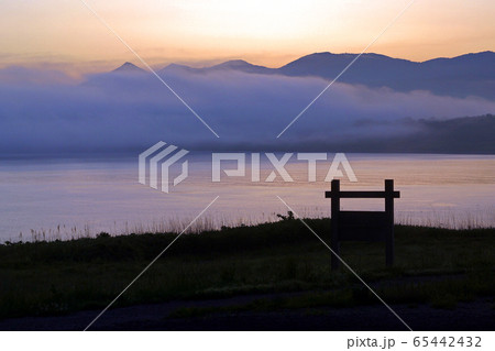 上ノ国町の絶景の夜明け 上ノ国町の絶景の夜明け 65442432