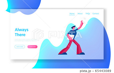 Paper Boy Selling Newspapers Website Landing Page. Male Character with Heap of Publications in Hands Screaming to Attract Customers for Buying News Web Page Banner. Cartoon Flat Vector Illustration Paper Boy Selling Newspapers Website Landing Page. Male Character with Heap of Publications in Hands Screaming to Attract Customers for Buying News Web Page Banner. Cartoon Flat Vector Illustration 65443089