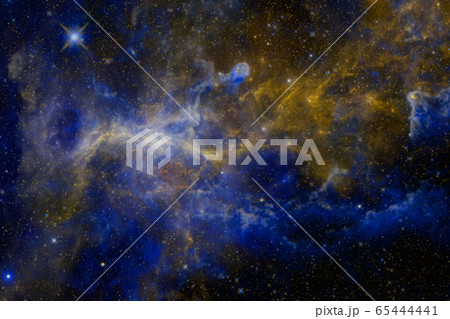 Deep space. Awesome science fiction render. Elements of this image furnished by NASA. 65444441