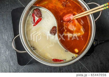 中華火鍋と専用鍋　Chinese hotpot and exclusi 65447056