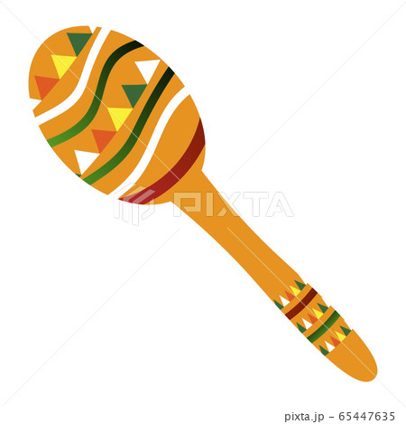 Decorated mexican maraca Decorated mexican maraca 65447635