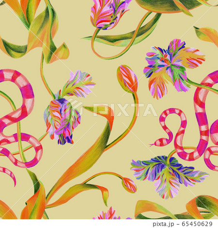Floral seamless pattern Floral seamless pattern 65450629