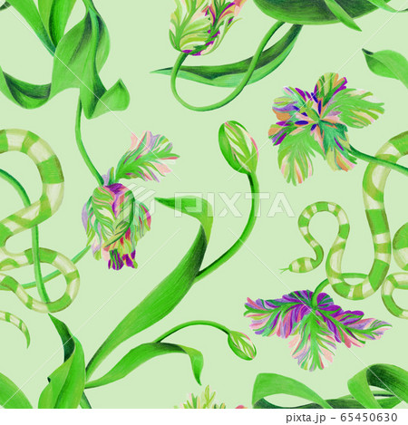 Floral seamless pattern 65450630